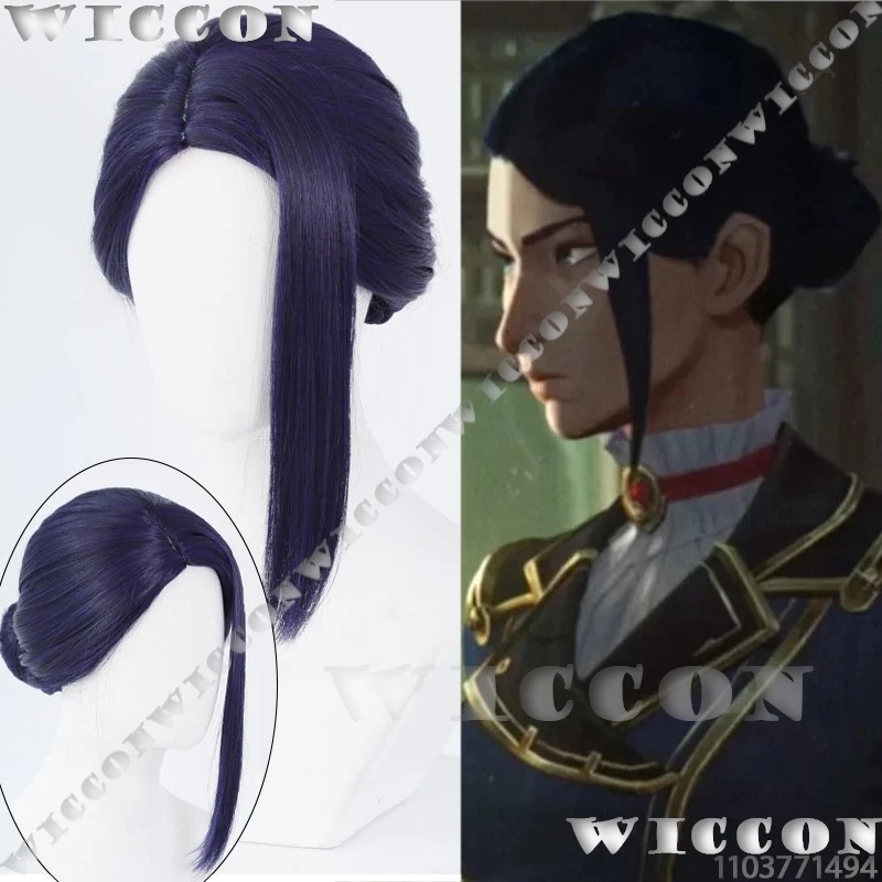 x;3,f6'b7\g, 케이틀린 키라만 아란스 S2 애 - Anime Cosplay Blue Hair 리뷰 및 가격