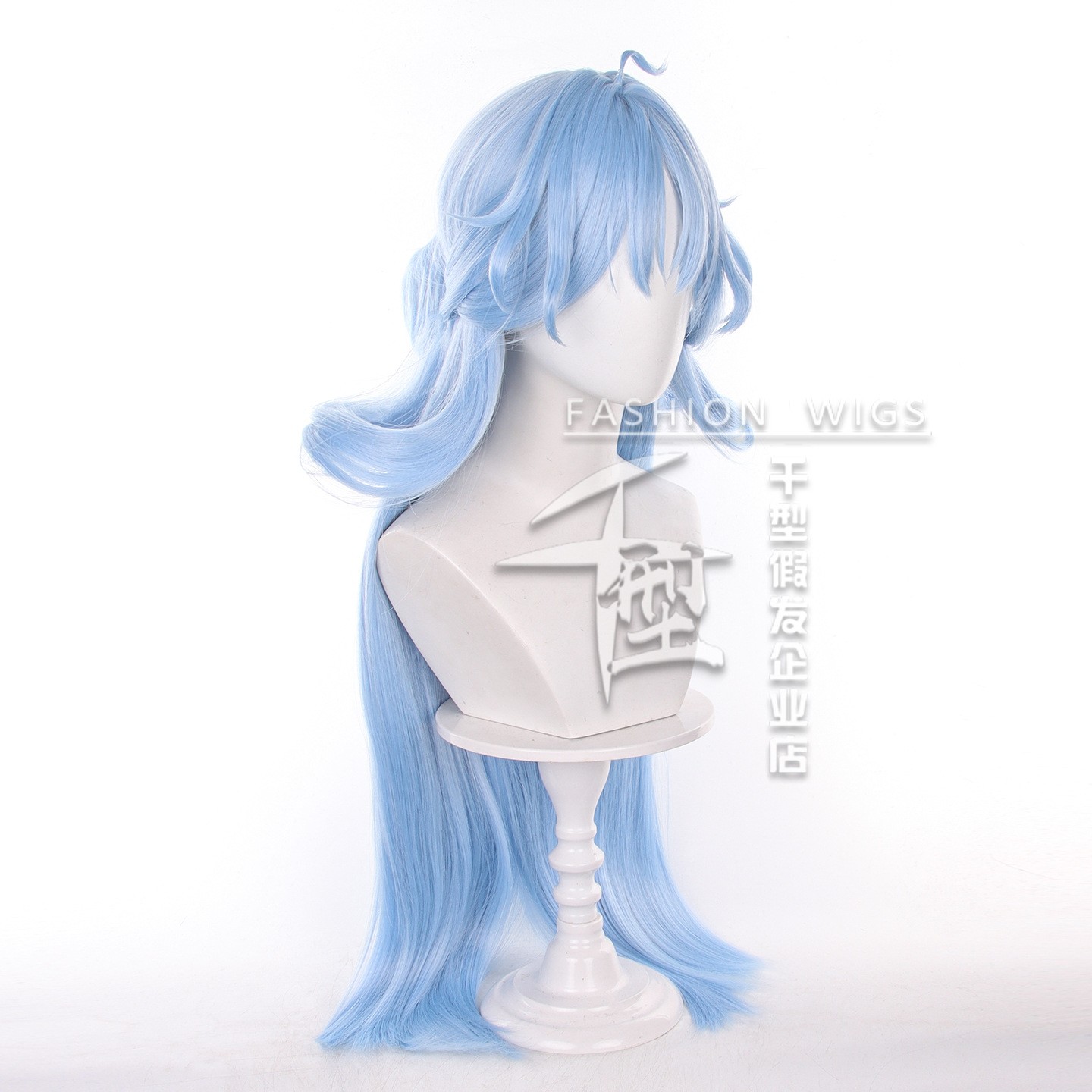 게임 Wuthering Waves Qingxiao 코스 - Anime Cosplay Blue Hair 리뷰 및 가격
