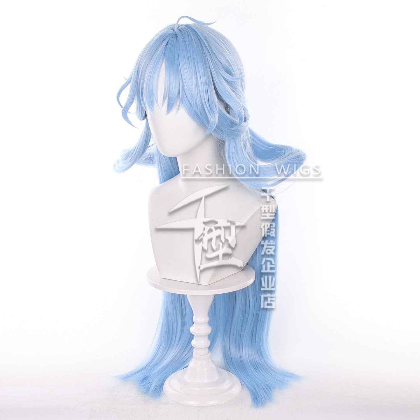 게임 Wuthering Waves Qingxiao 코스 - Anime Cosplay Blue Hair 리뷰 및 가격