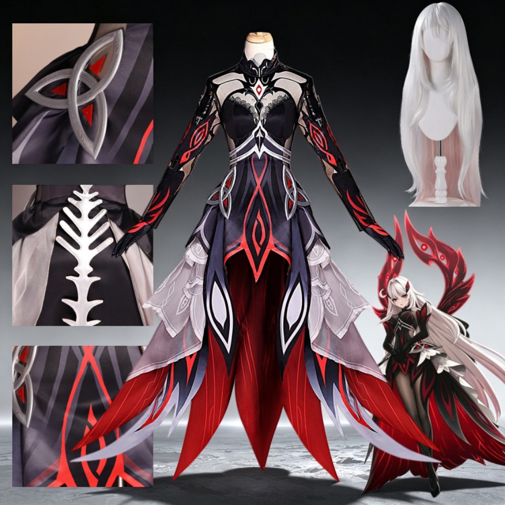 원신 임팩트, 죽음의 통치자 로노바 코스프레 의상, 정 - Anime Cosplay Ladies 리뷰 및 가격